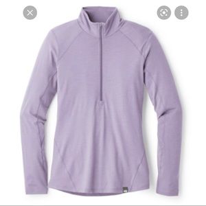 REI Co-op Merino Wool Midweight Half-Zip Base Layer Top
